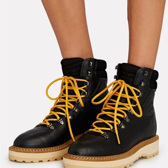 DIEMME MONFUMO LEATHER LACEUP BOOTS - Picture 5 of 15